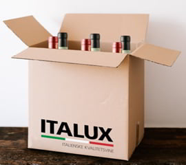 Kasse med 10 gode flasker vin